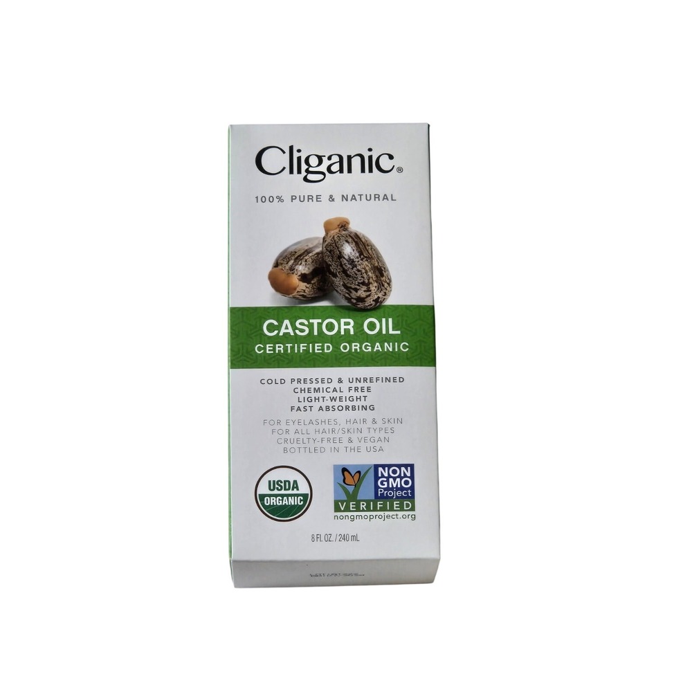 Cliganic/100%Pure & Natural/Castor Oil/8 FL. OZ